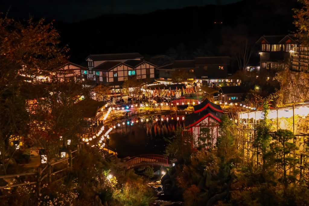 니지모리 스튜디오 야경명소 전체 전망