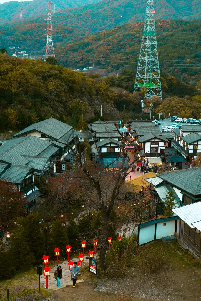 니지모리 스튜디오 일본마을 전체 조감도